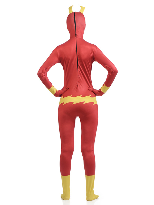3D Printed Flash Girl Cosplay Costume Spandex Halloween Suit